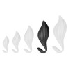 DarkSil Plug Silicone Bulby XL 20 x 9cm Noir